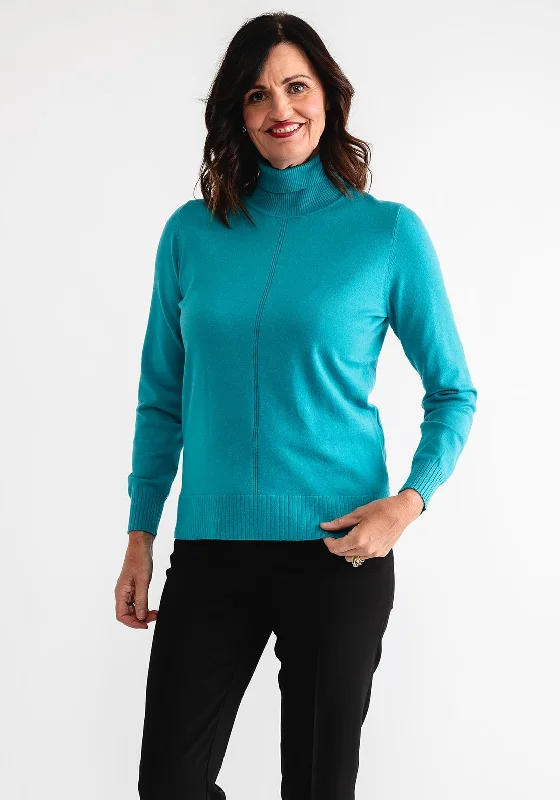 Your Favorite Sale is Back!Barbara Lebek Polo Neck Sweater, Turquoise
