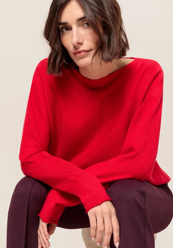 Mega Sale Happening Now!Bianca Stretch Knit Jumper, Red