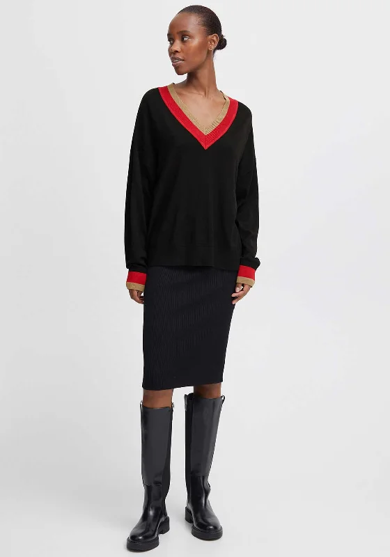 Your Favorite Sale is Back!b.young Morla Contrast Jumper, Black