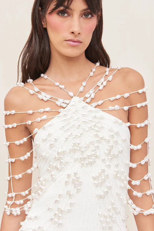 Get More for Less!CECELIA KNIT DRESS - OFF WHITE