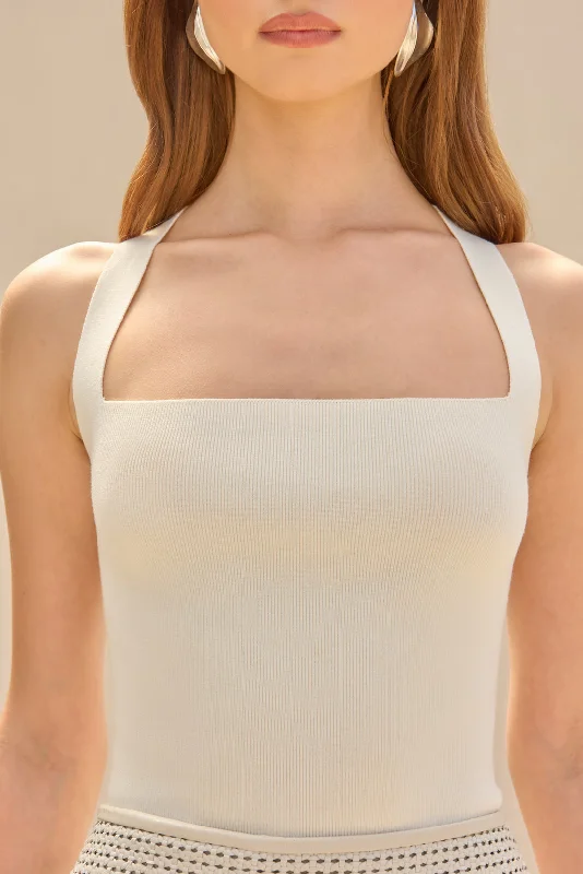 Sale Alert – Get Ready to Shop!CRAWFORD KNIT TOP - OFF WHITE