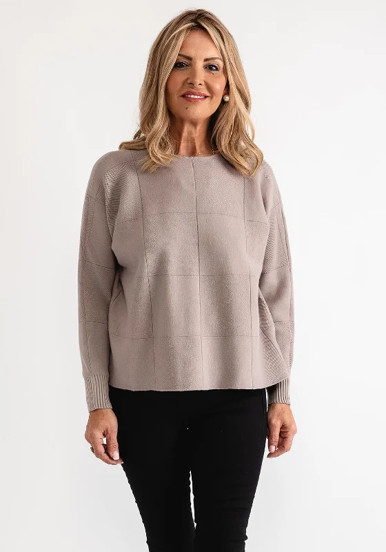 Save Up to 50% Off!D.e.c.k by Decollage Knit One Size Jumper, Taupe