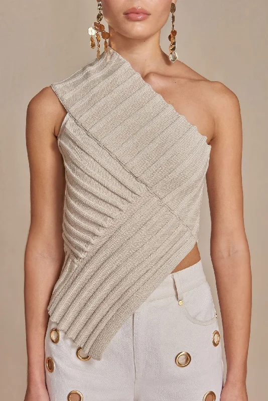 Hurry, Sale Ends Soon!DEL KNIT TOP - MUSHROOM