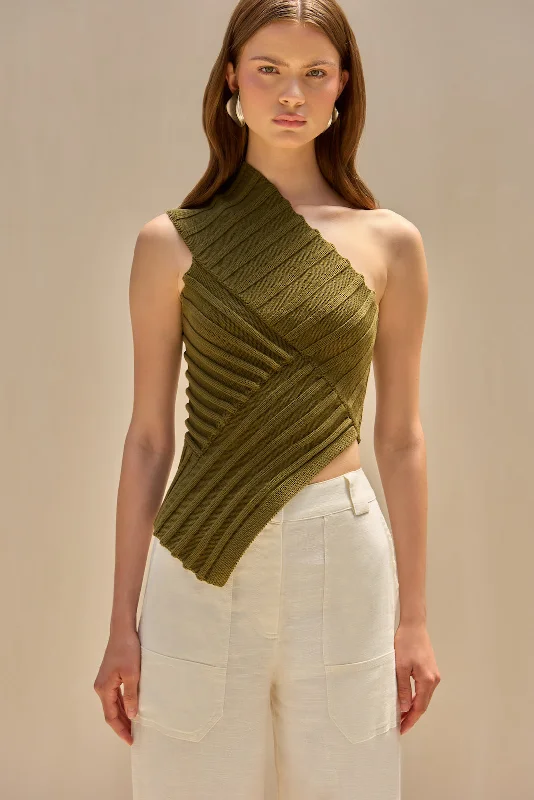 Shop Early, Save Big!DEL KNIT TOP - SERPENT