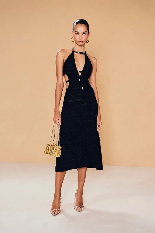 Flash Sale – Act Fast!EVALEIGH KNIT DRESS - BLACK