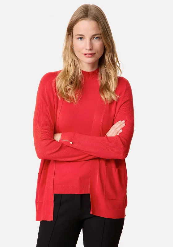 Limited Time Offer!Gerry Weber Open Cardigan, Red