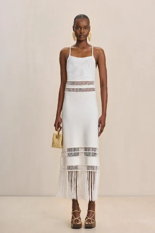 Lowest Prices Guaranteed!KIKI KNIT DRESS - OFF WHITE
