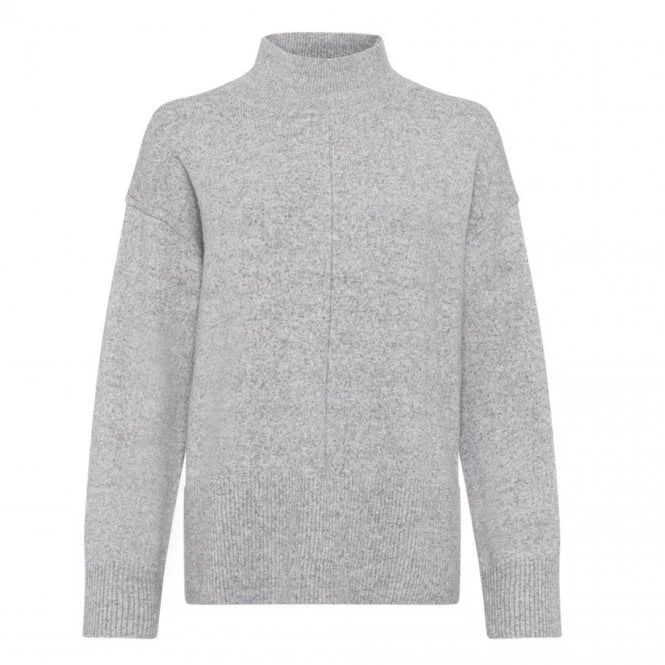 Don’t Wait – Deals Won’t Last!Olsen High Neck Knit Jumper, Grey