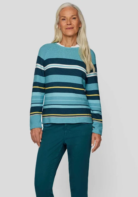 Exclusive Savings This Week!Rabe Striped Long Sleeve Jumper, Blue Multi