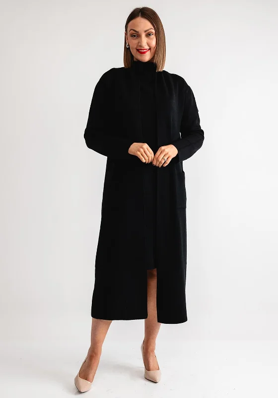 Buy One, Get One Free!Serafina Collection Longline Open Front Cardigan, Black
