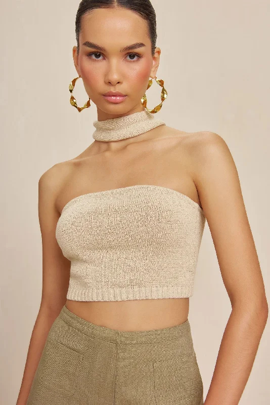 Save More Than Ever!SORINE KNIT TOP - BEACH