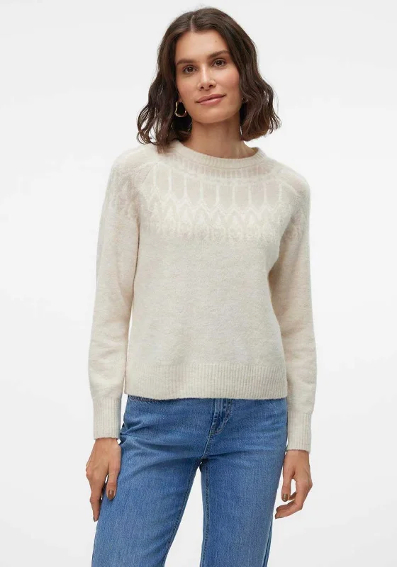 Special Discounts Inside!Vero Moda Simone Nordic Jumper, Beige