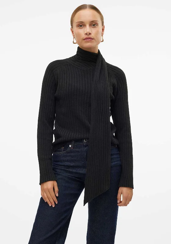Your Exclusive Offer Awaits!Vero Moda Zoey Wrap Neck Pullover, Black