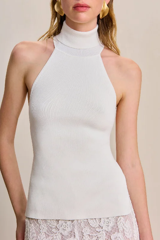 Instant Savings Await!WAKE KNIT TOP - OFF WHITE