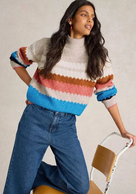 Price Drops You’ll Love!White Stuff Shelly Colour Block Jumper, Beige