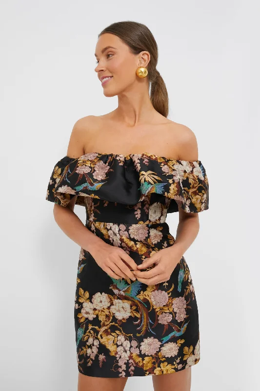 Save Money, Shop Happy!Black Birds of Paradise Vera Dress