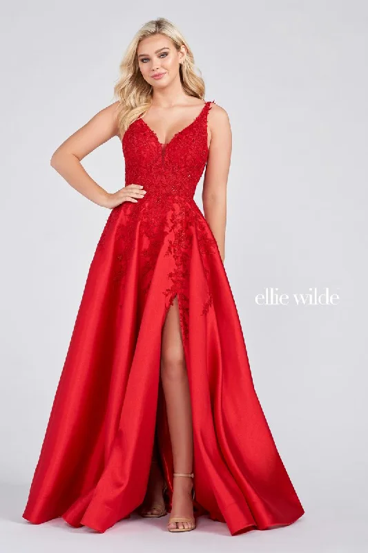 Score Huge Discounts Today!Ellie Wilde A-Line Sleeveless Prom Dress EW122074