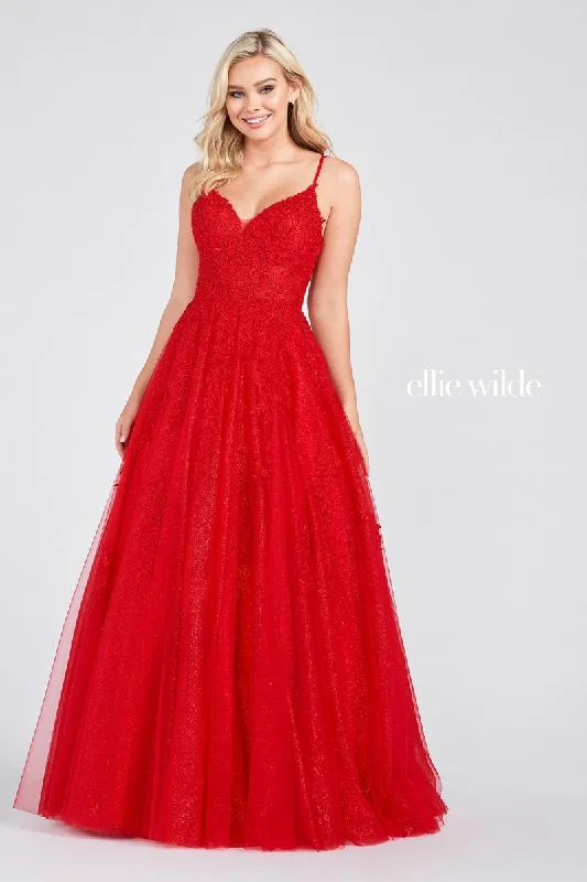 Shop Smart, Save Big!Ellie Wilde Long Sparkle Prom Dress EW122076