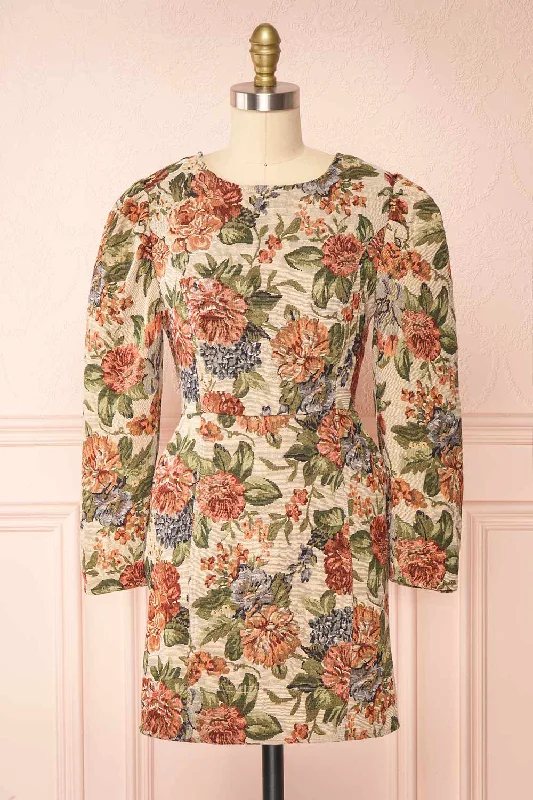 Massive Price Cuts!Ginette | Short Floral Dress