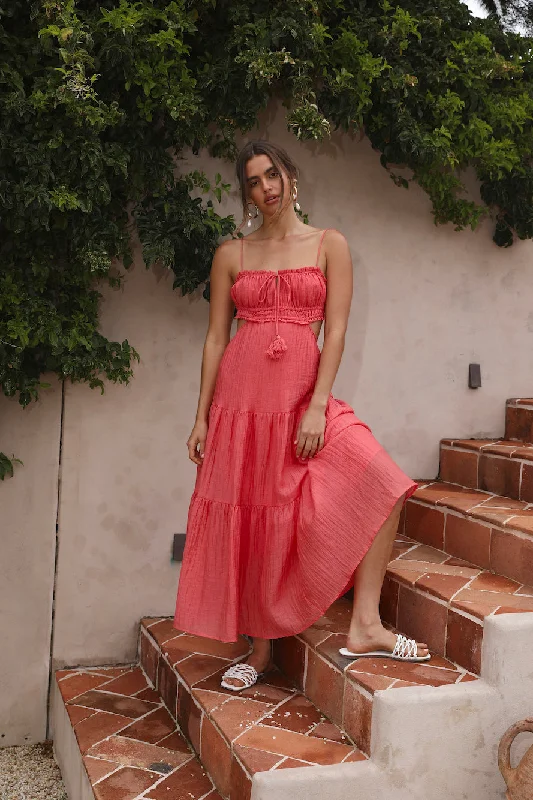 Best Deals Just for You!Heartbreaker Maxi Dress Red