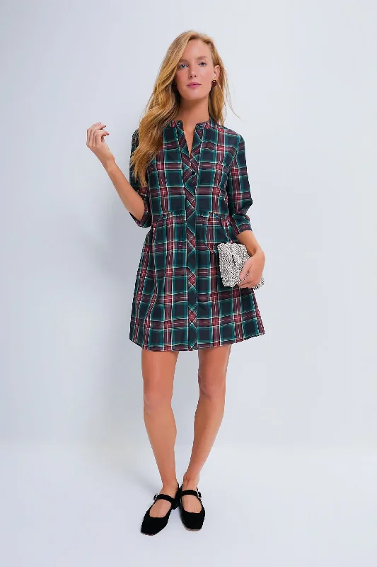 More Discounts, More Joy!Highland Tartan Royal Shirt Dress