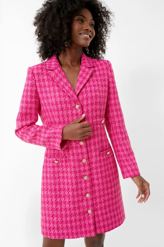 Save More When You Shop More!Magenta Tweed Stacie Dress