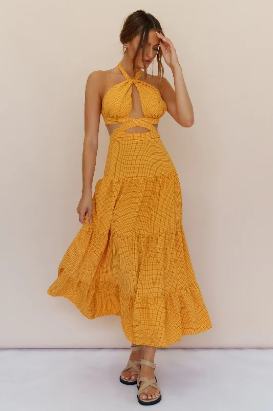 The Sale You’ve Been Waiting For!Morning Dew Maxi Dress Orange