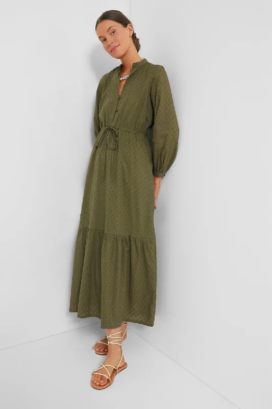 Your Discount is Waiting!Moss Swiss Dot Organic Frances Dress 3