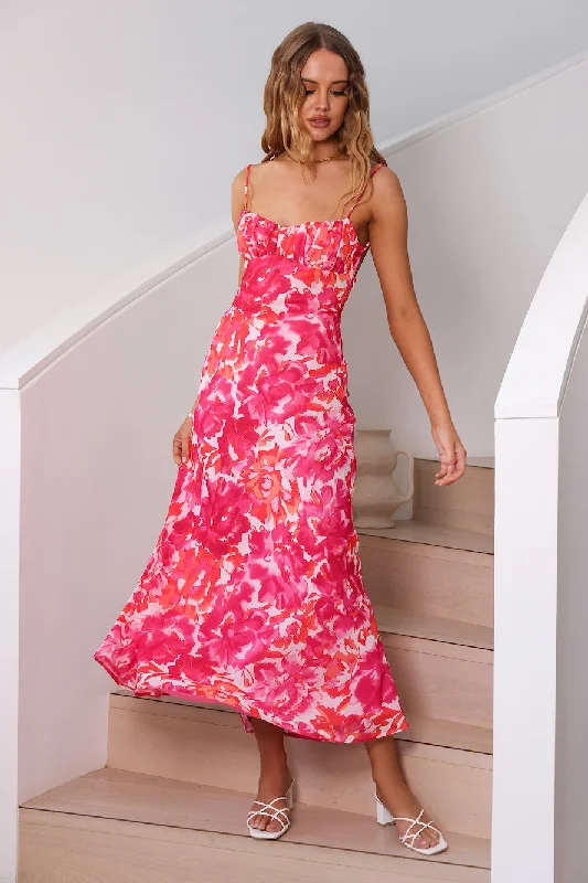 Your Favorite Sale is Back!Peony Pillow Maxi Dress Pink