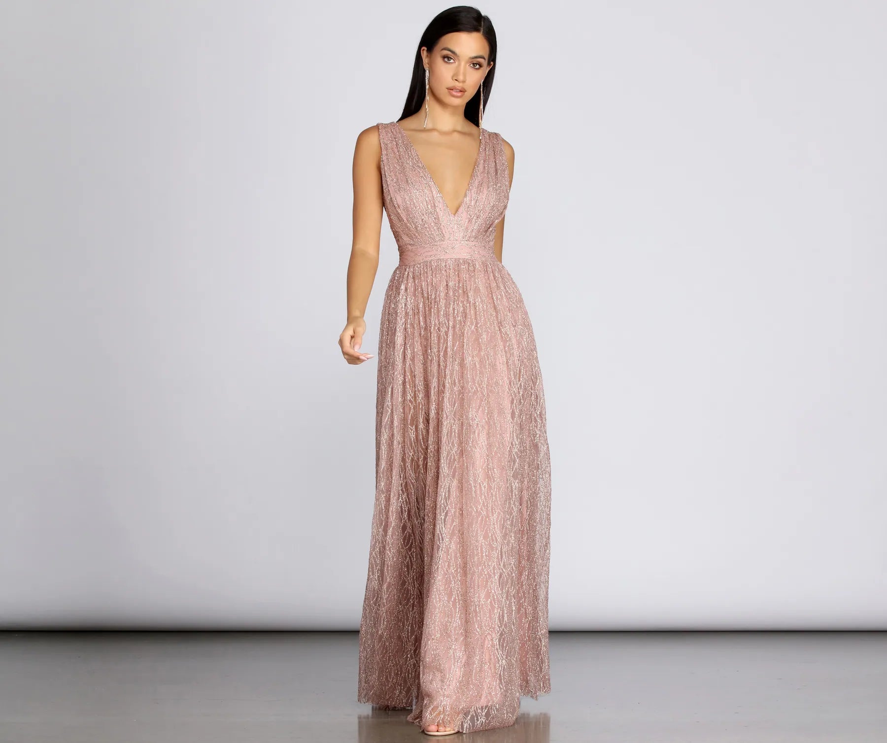 Shop More, Spend Less!Rosaleen Glitter Gown