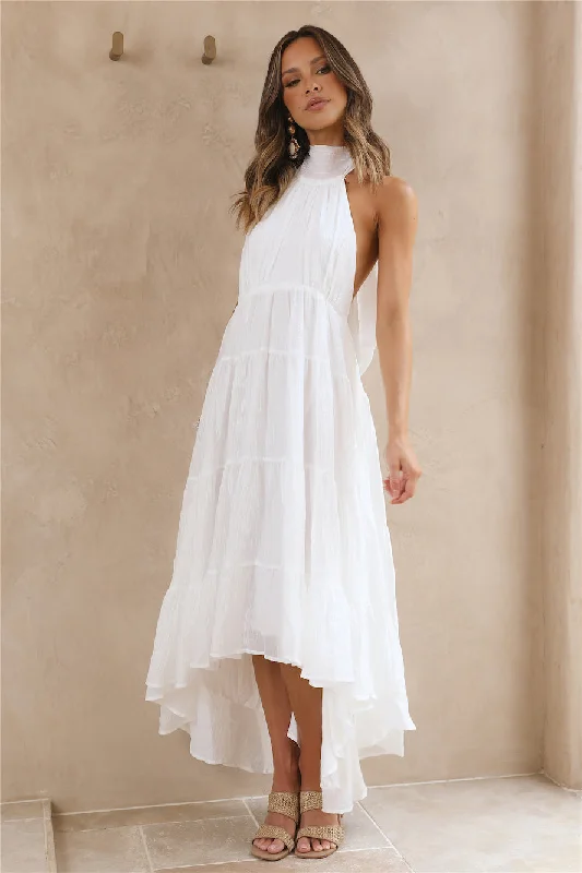 Shop the Hottest Deals!Spring Sunsets Maxi Dress White