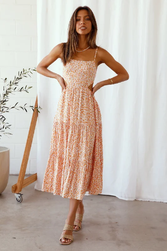 Massive Price Cuts!Sunburst Maxi Dress