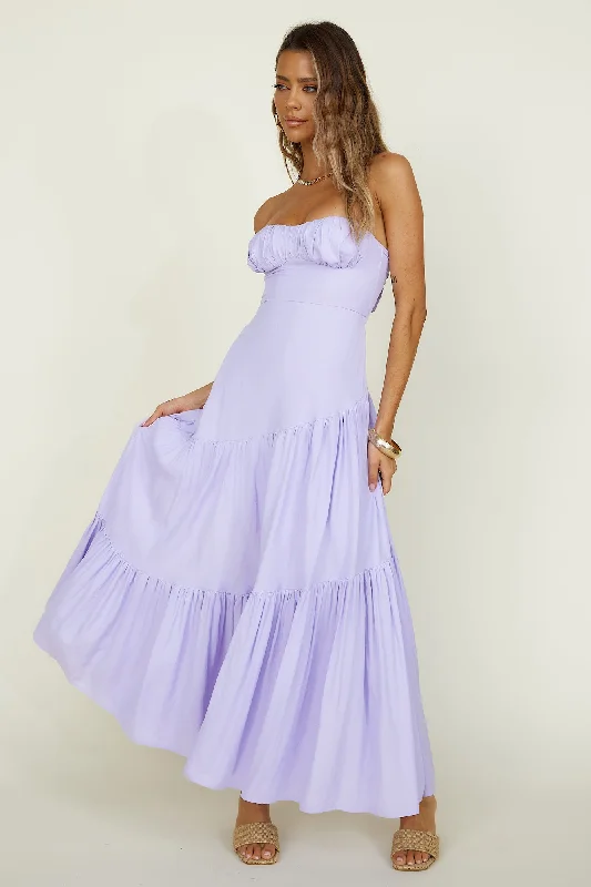 Save More Than Ever!Sunrise View Maxi Dress Purple