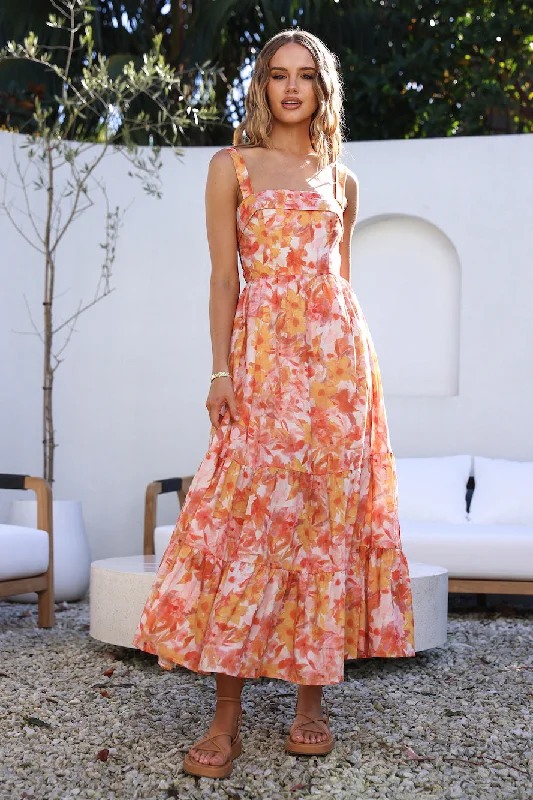 Price Drops You’ll Love!Tell Me Everything Maxi Dress Orange