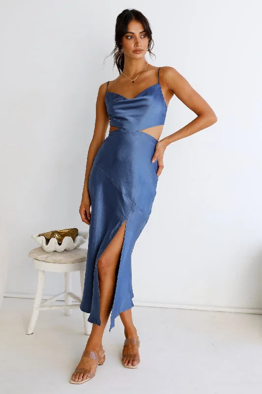 Massive Price Cuts!Touch The Sky Maxi Dress Blue
