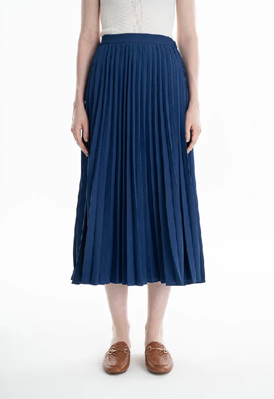 Save More with Every Purchase!Accordion Pleated Flared Skirt