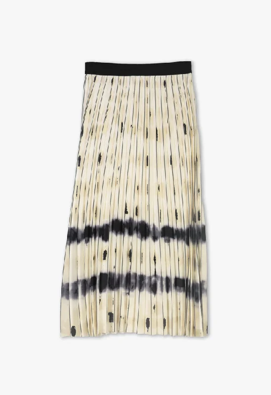Today Only – Don’t Miss It!Accordian Pleated Multicolored Maxi Skirt