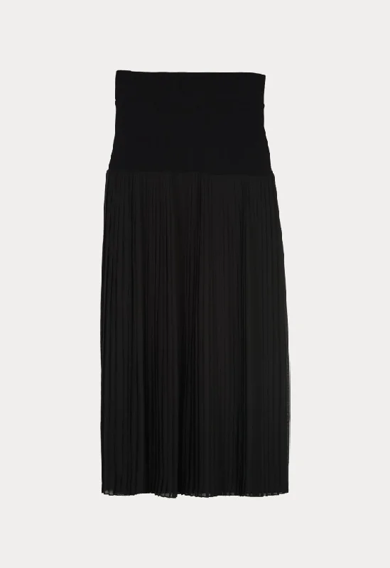 Shop Now and Save!Elasticated Accordion Pleat Skirt
