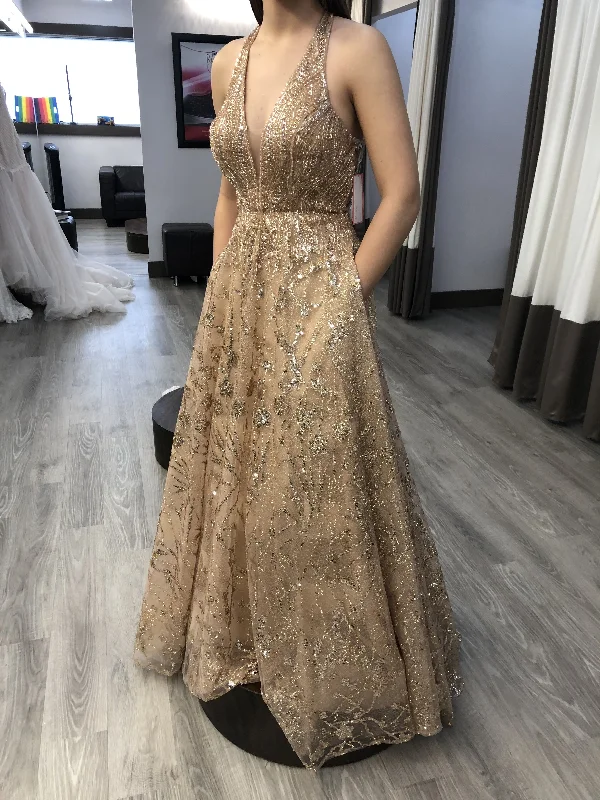 Score Big Savings Today!A-line long formal dress prom dress    cg20722