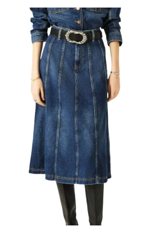 Your Dream Deal is Here!Bertille Jupe Skirt In Blue Jeans