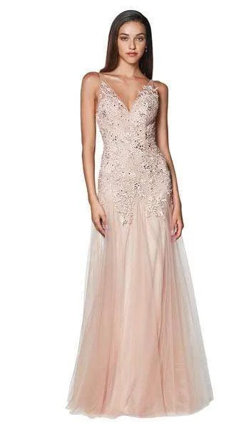 Only a Few Left – Order Now!Cinderella Divine - Lace Appliqued Trumpet Evening Dress CJ503 Only a Few Left – Order Now!Cinderella Divine - Lace Appliqued Trumpet Evening Dress CJ503