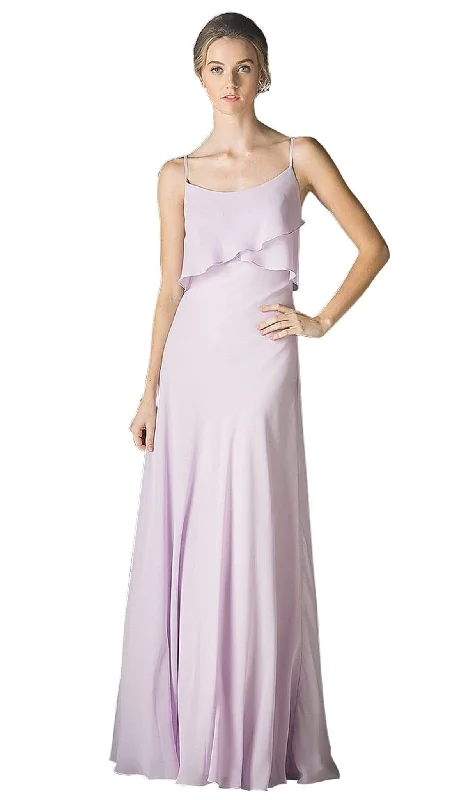 Lowest Prices Guaranteed!Cinderella Divine - Sleeveless Surplice Ruffled Bodice A-Line Long Formal Dress Lowest Prices Guaranteed!Cinderella Divine - Sleeveless Surplice Ruffled Bodice A-Line Long Formal Dress