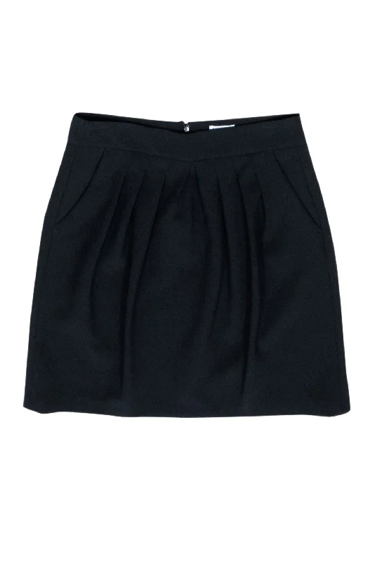 One Day Only – Huge Savings!Claudie Pierlot - Navy Front Pleated Mid Length Skirt Sz 8 One Day Only – Huge Savings!Claudie Pierlot - Navy Front Pleated Mid Length Skirt Sz 8
