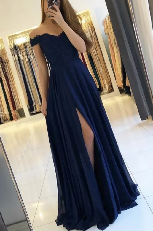 Time to Snag a Bargain!Cute chiffon lace long A line prom dress evening dress    cg20877