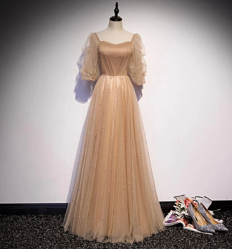 Crazy Discounts Inside!CUTE TULLE BEADS LONG A LINE PROM DRESS EVENING DRESS cg20811 Crazy Discounts Inside!CUTE TULLE BEADS LONG A LINE PROM DRESS EVENING DRESS cg20811