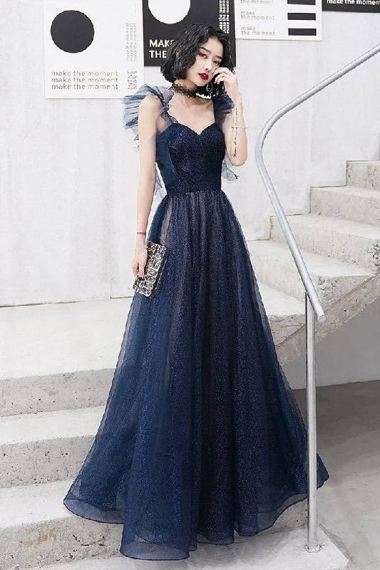 The Best Deals Won’t Wait!Dark blue sweetheart tulle long prom dress blue tulle formal dress cg20831 The Best Deals Won’t Wait!Dark blue sweetheart tulle long prom dress blue tulle formal dress cg20831