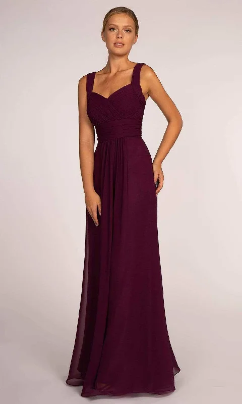 Shop Smart, Save Big!Elizabeth K - Sleeveless Shirred Chiffon Long Dress GL2608