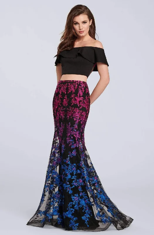Unmissable Offers Await!Ellie Wilde - EW119056 Ombre Sequined Lace Two Piece Mermaid Dress Unmissable Offers Await!Ellie Wilde - EW119056 Ombre Sequined Lace Two Piece Mermaid Dress