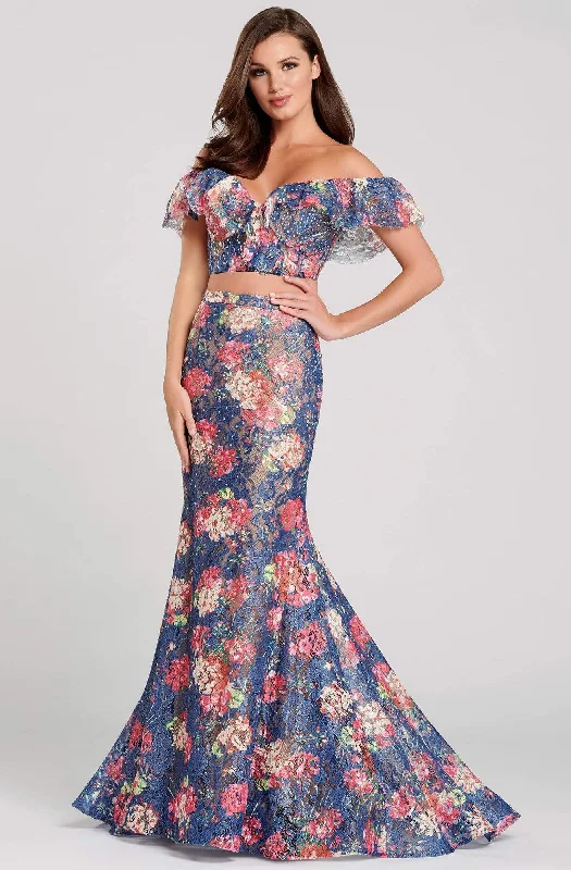 Flash Deals – Act Quickly!Mon Cheri - EW120099 Off-Shoulder 2-Piece Novelty Lace Trumpet Dress Flash Deals – Act Quickly!Mon Cheri - EW120099 Off-Shoulder 2-Piece Novelty Lace Trumpet Dress