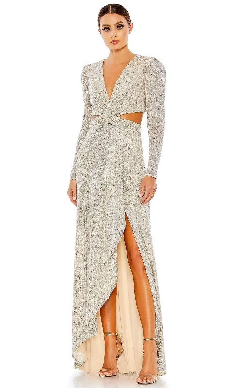 Don't Miss Out!Ieena Duggal 26739 - Long-Sleeved Sequined Evening Gown